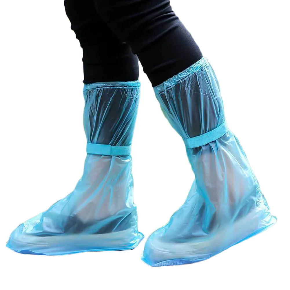 1Pair Portable Outdoor Travel Slip Rain Shoe Covers Waterproof Rain Boots Household Merchandises