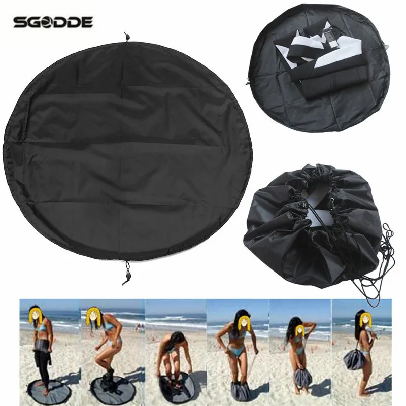 

130cm Surfing Wetsuit Diving Suit Change Bag Mat Waterproof Nylon Carry Pack Pouch for Water Sports Swimming Accessories