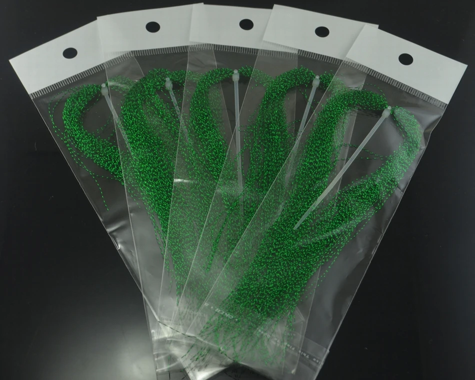 MNFT 3 упаковки Flashabou Голографическая мишура для ловли нахлыстом, завязывающаяся Хрустальная вспышка, струнная приманка с крючками, изготовление скрученных нитей