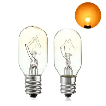 

15W/25W High Temperature Incandescent Bulb E12 Salt Lamp Toaster Oven Refrigerator Light Filament Bulbs Glass Lamp Lighting 120V
