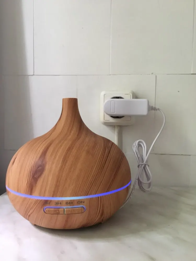 Wood Patterned Ultrasonic Oil Diffuser