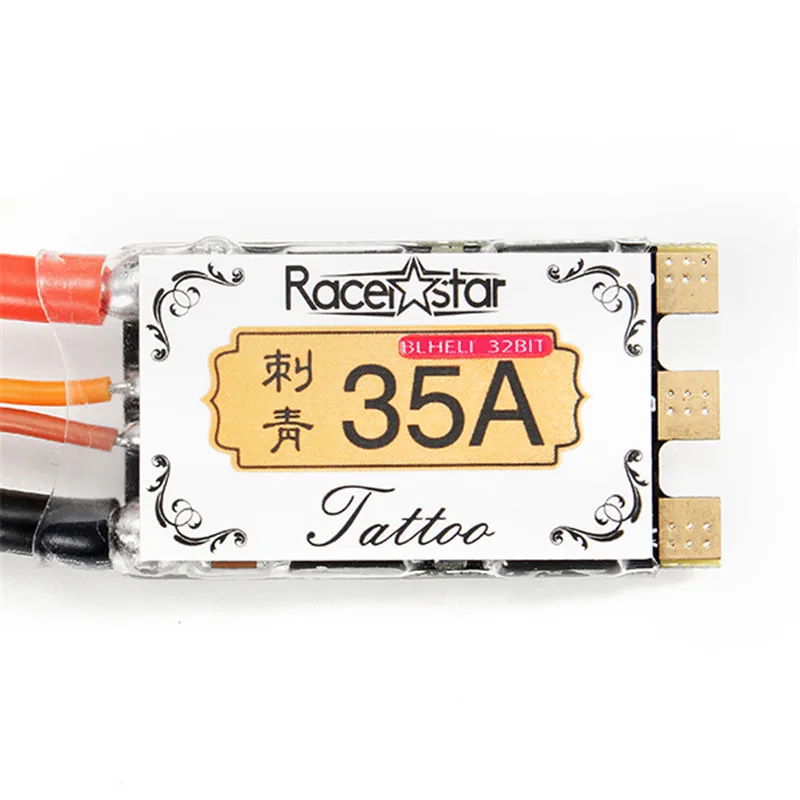 Racerstar BR2306S 2400KV двигатель + татуировки золотого и серебряного 35A ST BLheli_32Bit ESC Dshot1200