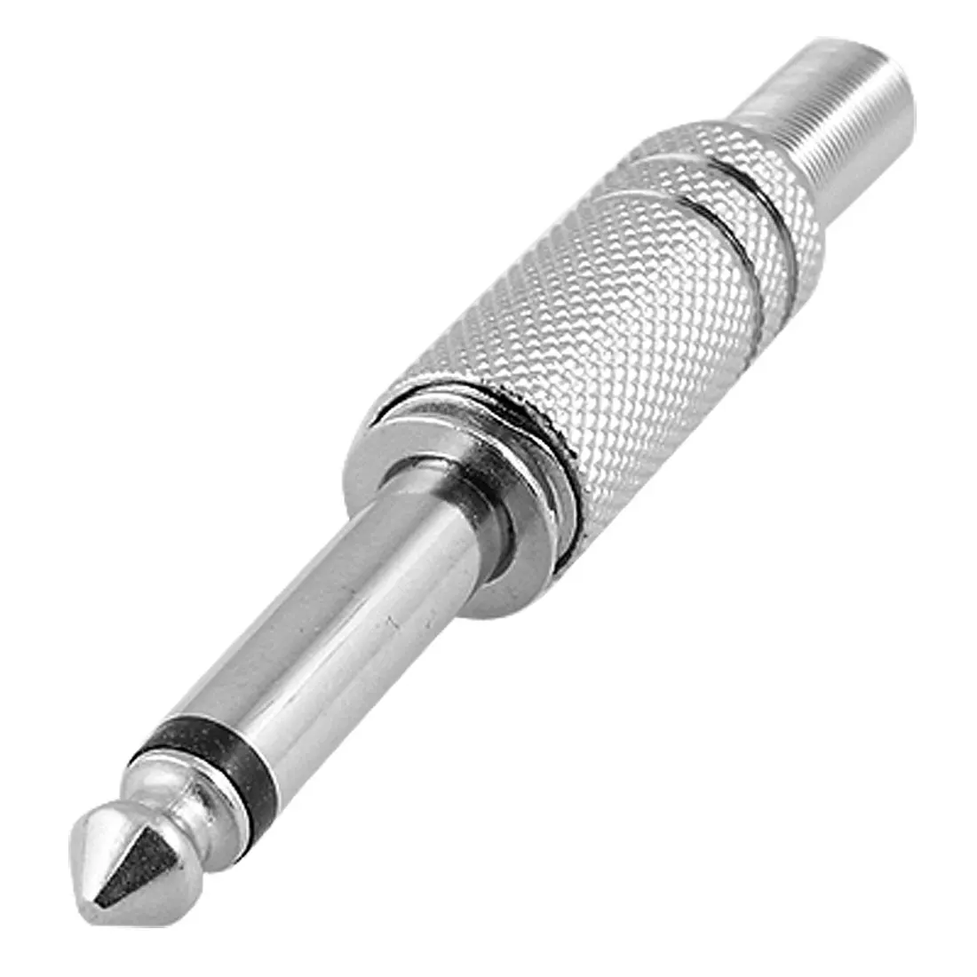 UXCELL 6.5Mm 1/4" Male Mono Plug Diy Audio Microphone Mic Adapter