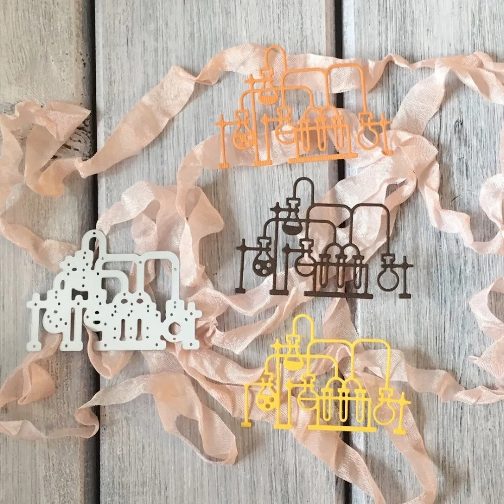 

ArtScrap Chemistry School lesson Metal Cutting Dies Stencils For DIY Scrapbooking Card Decorative Craft Embossing | Art: 21