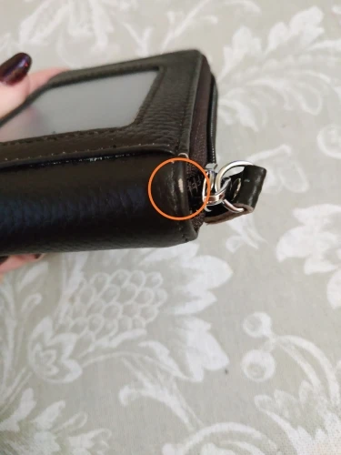 Men's Wallet Leather Credit Card Holder RFID Blocking Zipper  Pocket New photo review