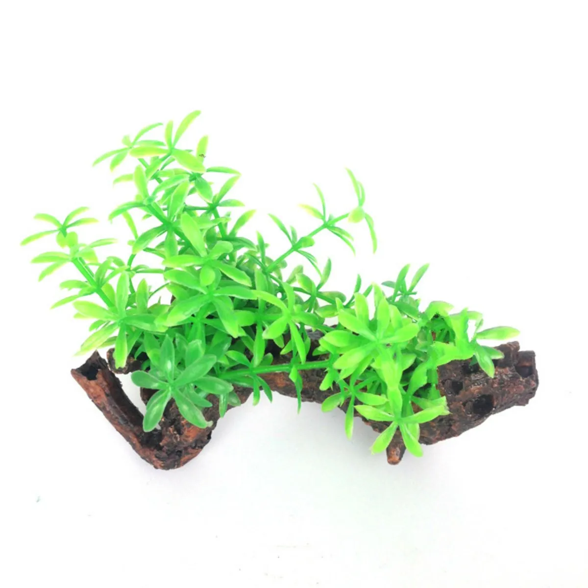 

4 Types Plastic Aquarium Aquascaping Artificial Plant Fish Tank Ornament Decoration Clover Foliage Micro Landscape Crafts Green