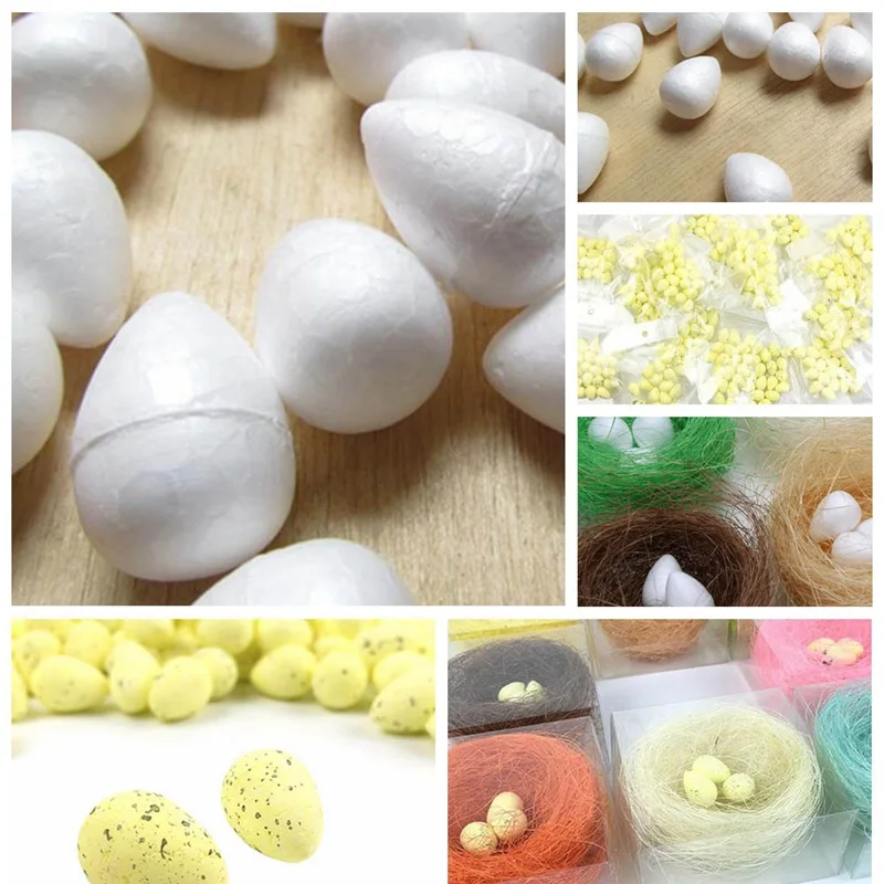 

20Pcs/lot mini Foam Quail Egg Artificial Egg For Wedding Home party Decoration Craft Handmade DIY Supplies