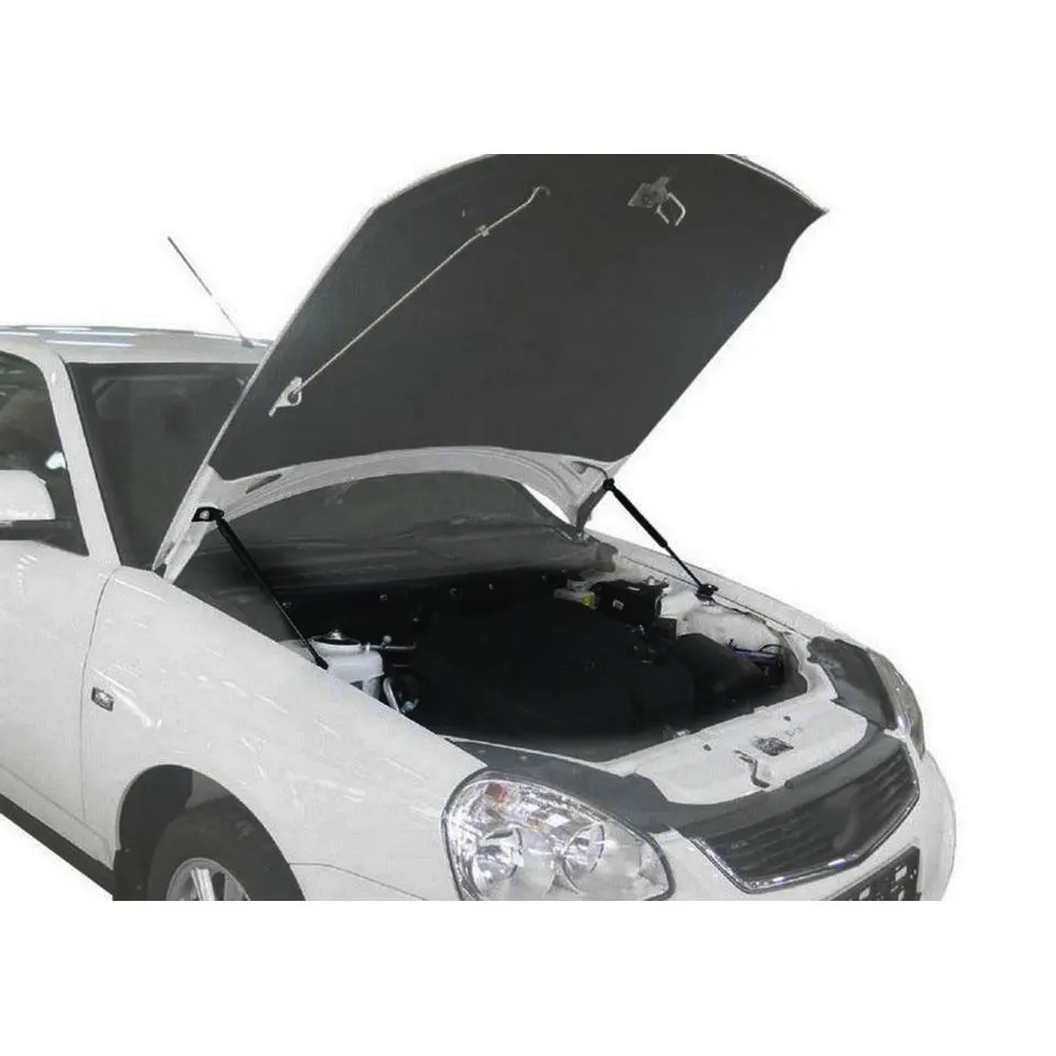 Для Lada Priora 2007 2018 Упоры капота газовые амортизаторы 2 шт. [AutoUpor ULAPRI012]|Крепежные
