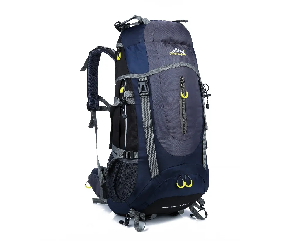 

70L Large Capacity Foldable Backpack With Rain Cover Tear-resistant Tactical Bags Multi-function Climbing Camping Backpack