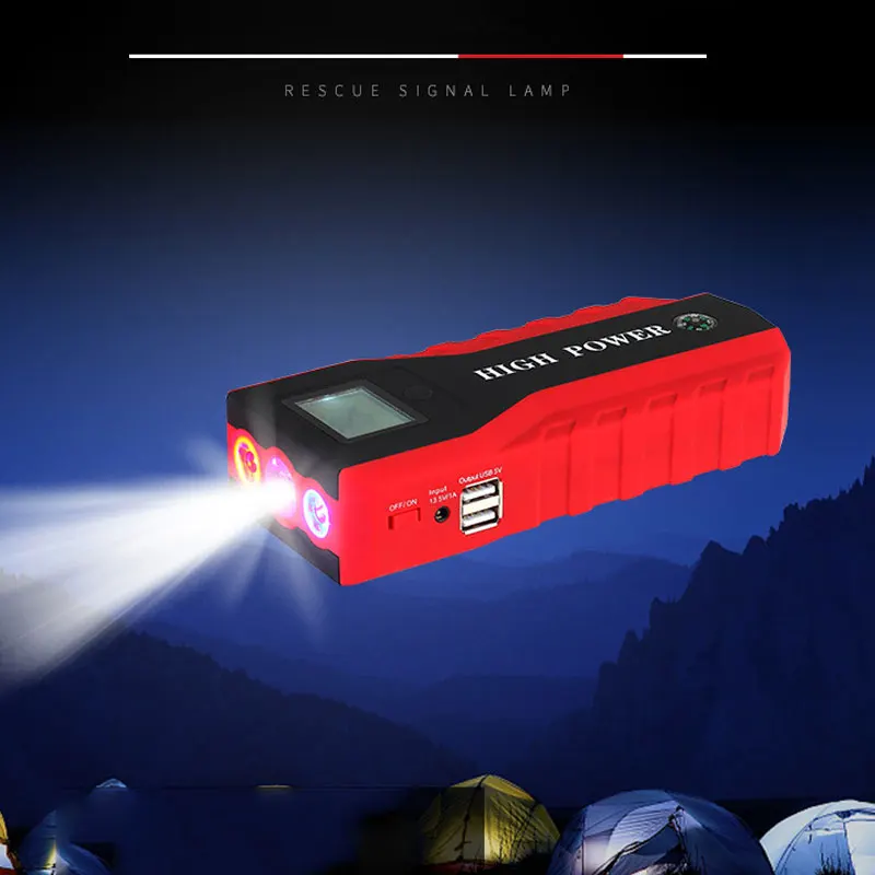 12V Portable Power Bank Battery Charger Emergency car Jump Starter 600A Multi-functional Car Charger Jumper Engine Booster Pack 12V Portable Power Bank Battery Charger Emergency car Jump Starter 600A Multi-functional Car Charger Jumper Engine Booster Pack