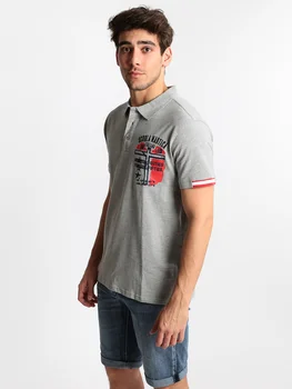 

Gray polo summer Cotton