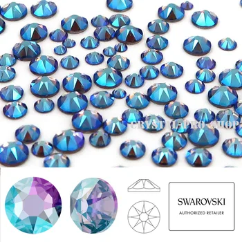 

NEW Effect Tanzanite Shimmer ( 539 SHIM ) Crystal from Swarovski ( ss5 - ss30 ) ( No Hotfix ) Flatback Rhinestone