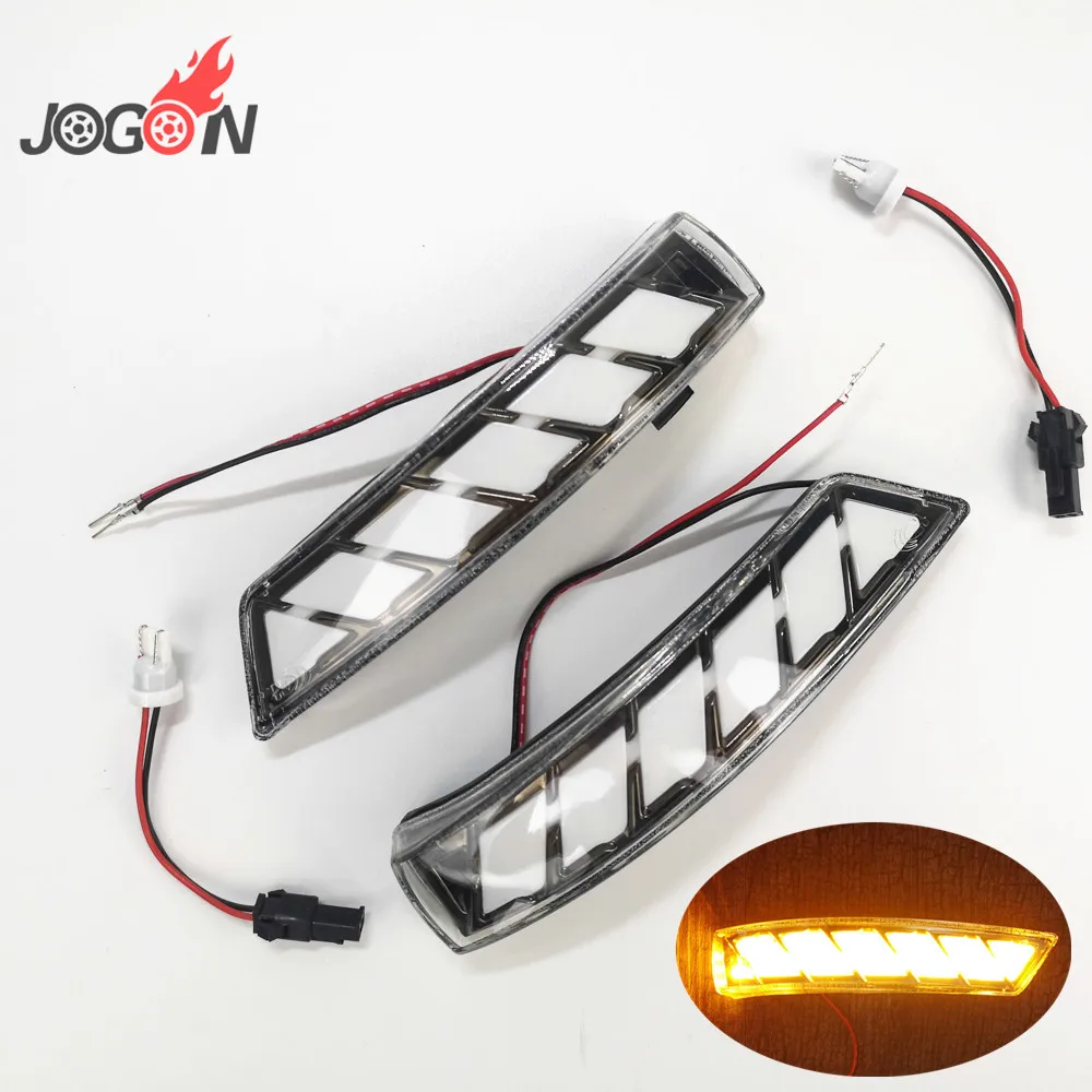 

For Ford Focus 3 MK3 3.5 MK3.5 2011-2018 LED Dynamic Turn Signal Light Side Wing Mirror Indicator Sequential Blinker Lamp Trim