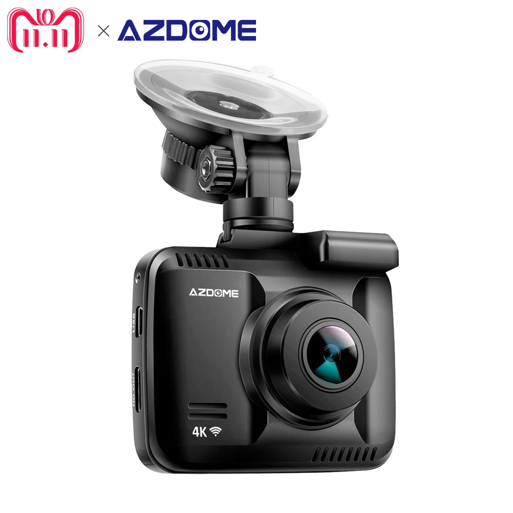Azdome GS63H NOVATEK 96660 Автомобильный видеорегистратор 4 K 2880x2160 P Даш камера Встроенный gps