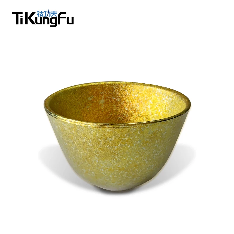 

Limited Tikungfu Titanium Tea Cup Alcohol 50 ml Sake Tableware Hot Drink Whisky Cognac Ultra lightweight Hot Sale&Free Shipping