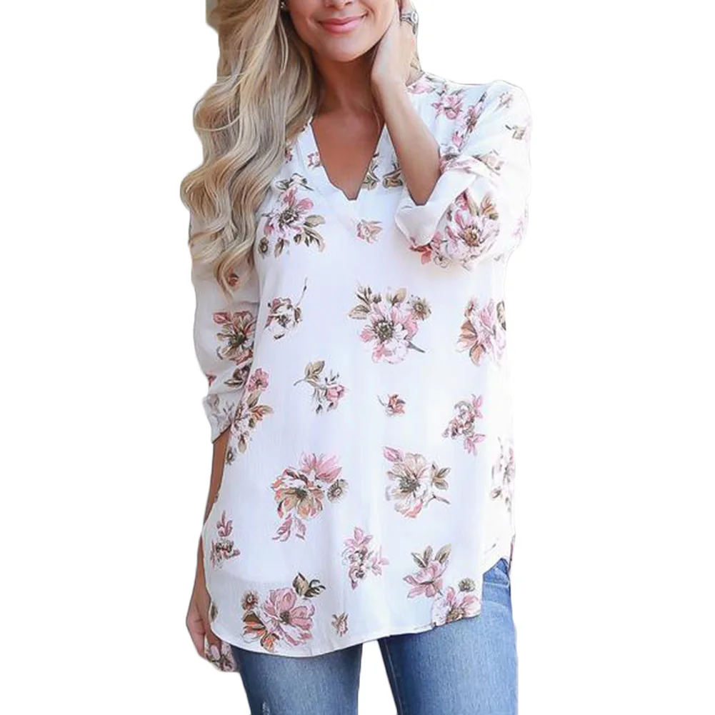 New Style Women Blouses Pattern Cute Shirts Long Sleeve ...