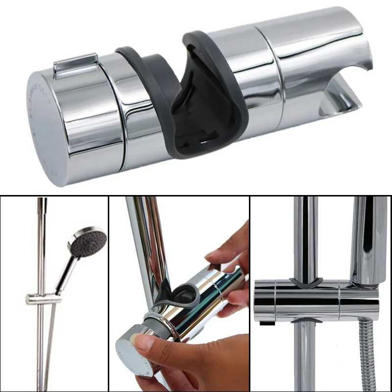 Hand Shower Bracket fit to 18 25MM ABS Adjustable Rail Head Slider