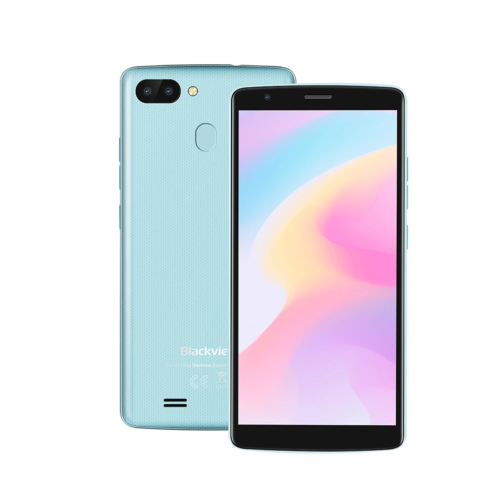 Blackview A20 Pro Smartphone Android 8.1 2GB+16GB 5.5 Inch 18:9 Full Screen MT6739 Quad Core 8MP Fingerprint 4G LTE Mobile Phone