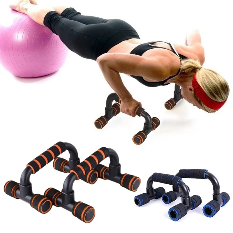 

1 Pair Fitness Push-up Stands Bars Sport Gym Exercise Training Chest Bar Sponge Hand Grip Trainer For Body Building