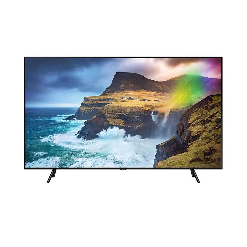 Телевизор QLED 55" Samsung QE55Q70RAUXRU 4K SmartTV - Цвет корпуса: Черный