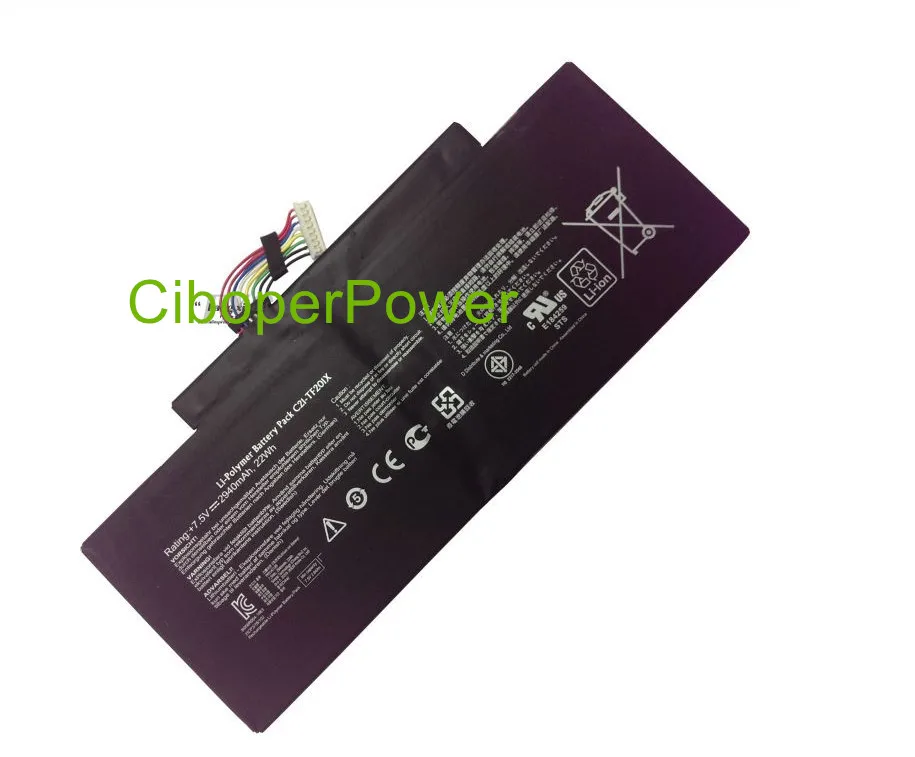 Original quality TF201 TF300T Battery Replacement C21-TF201X TF300 TESTED TF2PTC3