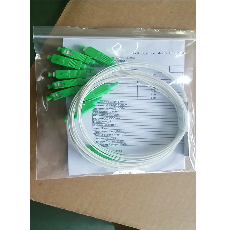 

50 X Unidades Splitter Plc 1x8 Sc APC/UPC - Conectorizado