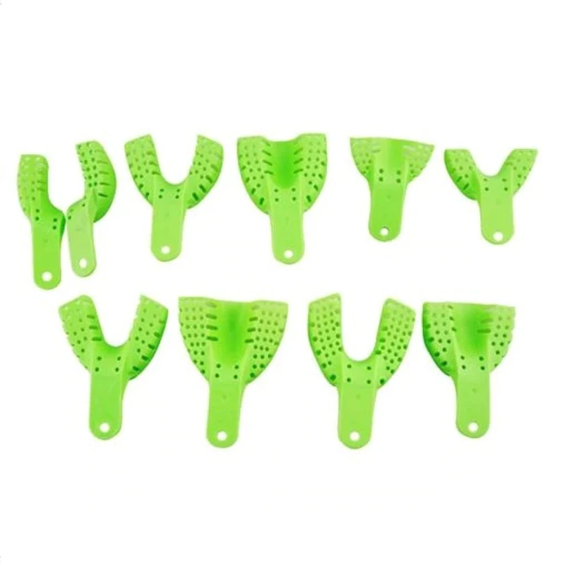 Buy 20pcs Green Dental Materials Plastic Impression
