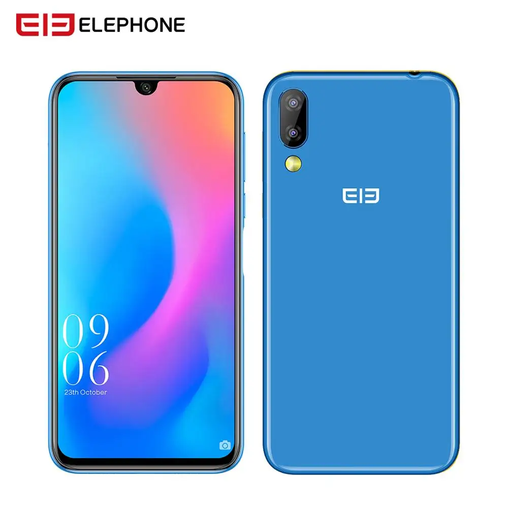 

Elephone A6 Mini SmartPhone 4GB 32GB 5.71'' waterdrop Screen Android 9.0 MT6761 Quad Core HD 16MP 4G LTE