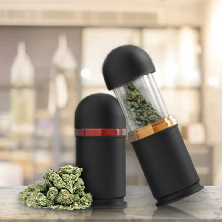 

1 Pcs Herb Smell Proof Container & Stash Jar Airtight & Vacuum Sealed to Keep Your Herbs Fresh 1 Oz Capacity container
