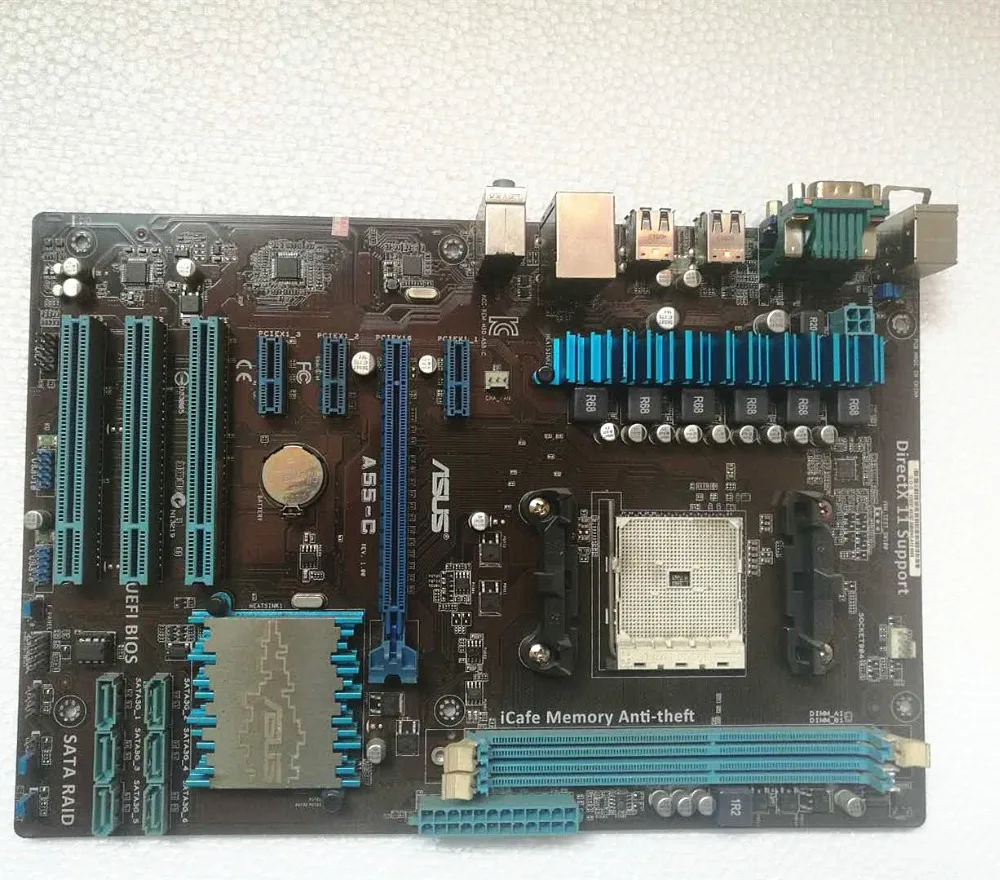Разъем FM2 для ASUS оригинальная б/у настольная плата A55 DDR2 USB2.0 SATA2 | Компьютеры и офис