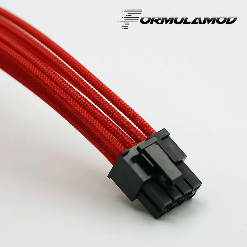 FormulaMod Fm-cpu 8P-A, ЦП 8Pin кабели расширения питания, материнская плата 18AWG 8Pin многоцветные соответствующие кабели расширения - Цвет лезвия: Red