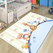 Другие детские забавные животные медведи лампы Жираф утки 3d принт нескользящие микрофибры Детские украшения для детской комнаты коврик детский коврик