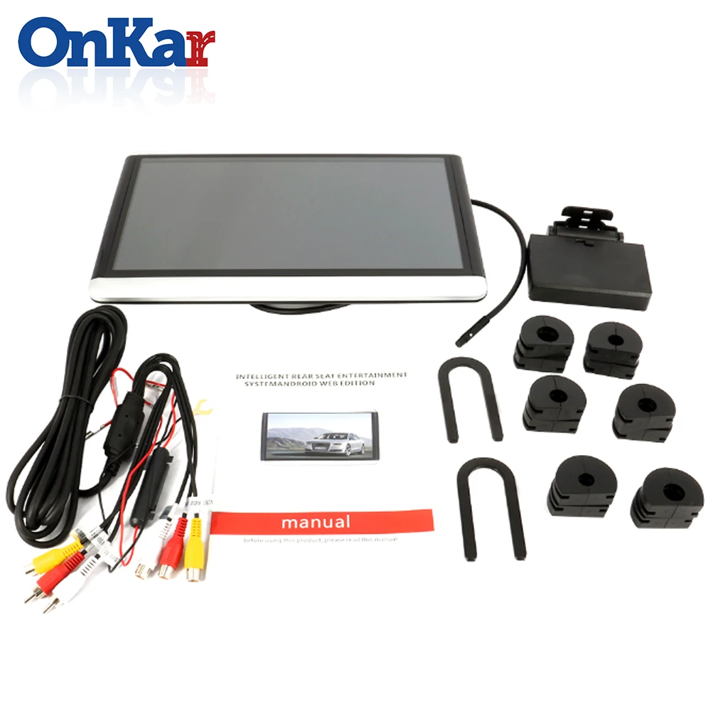 ONKAR 10,6 дюймов Android автомобильный подголовник монитор 1920*1200 HD 1080P wifi FM SD HDMI av вход/выход MP4 MP5 Поддержка Bluetooth наушники