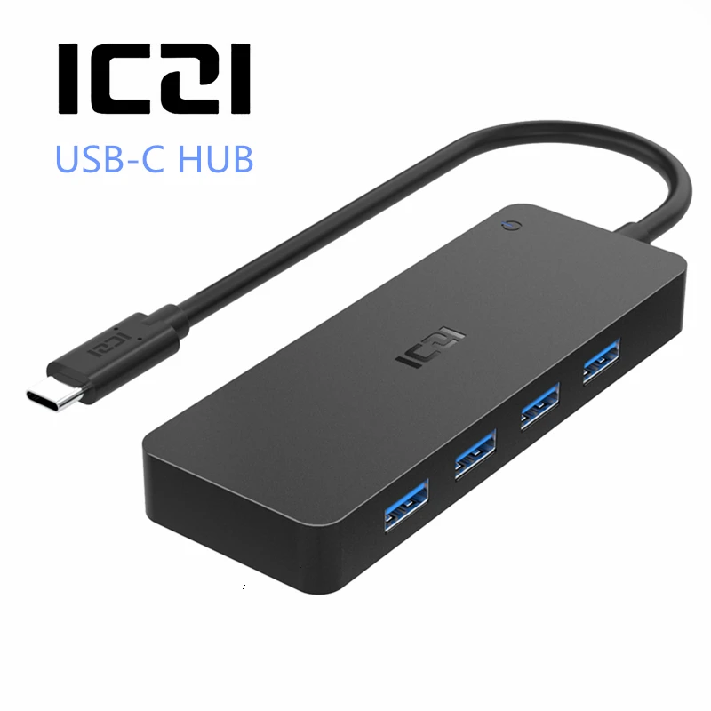 ICZI USB-C концентратор до 4 USB 3,0 портов адаптер type c otg концентратор для передачи данных конвертер для ноутбука Macbook lenovo мобильный телефон