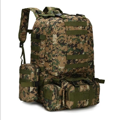 Открытый 50Л Военные Рюкзаки Тактический Рюкзак Assault Pack Боевой Рюкзак Походы Мешок - Цвет: 5