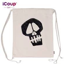 ICoup Череп Главы повседневная складной Брезентовый мешок