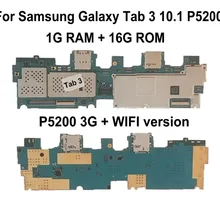 1 шт. б/у для samsung Galaxy Tab 3 10,1 3g и wifi P5200 1G ram 16G rom Материнская плата замена логической платы