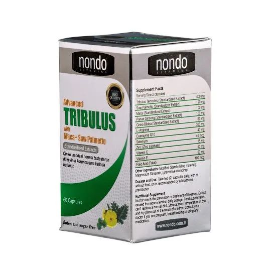 

Herbal Secrets Tribulus Organic Men Reproductive Health Body Libido Help L-Arjinin