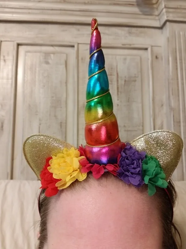 Glitter Metallic Unicorn Horn Headband - Well Pick