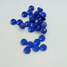 100 шт Круглые 3,0 мм-15 мм голубые стеклянные драгоценные камни стеклянные бусины стеклянные камни кабошон