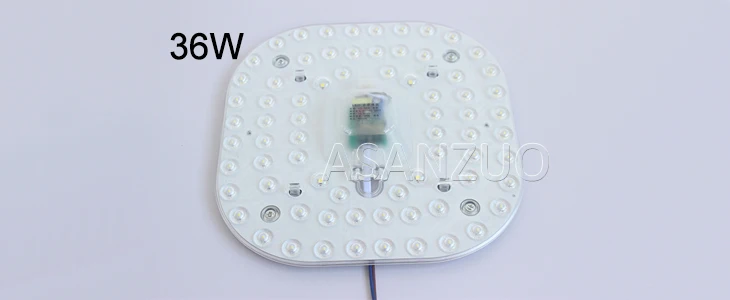 Módulo de Led Lâmpada com Ímã Chave de Fenda Luz de Teto Levou Rodada Substituir Placa Smd2835 Magnética Ac185-265v 12w24w36w 4 de lâmpada magnética com chave de fenda magnética