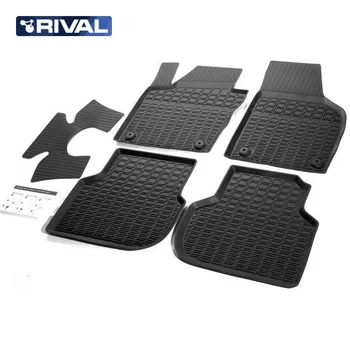 

For Volkswagen Jetta 6 2011-2019 rubber floor mats into saloon 5 pcs/set Rival 65802001