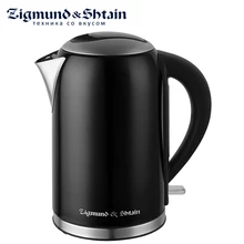 Zigmund& Shtain KE-517SP Черный глянцевый электрический чайник, Мощность 2000 Вт, 1.7 л, Съемный фильтр, Автоматическое отключение при при закипании/ снятии чайника с базы/ недостаточном кол-ве воды, Шкала уровня воды
