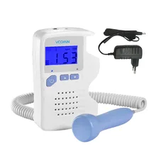 Fetal Doppler FD-200D Fetal Heart Rate Detection Device Easy to use for Home Rechargeable LCD Fetal Doppler 2017 handle doppler fetal heart rate monitor fetal doppler 2mhz probe with backlight lcd ultrasound doppler fetal