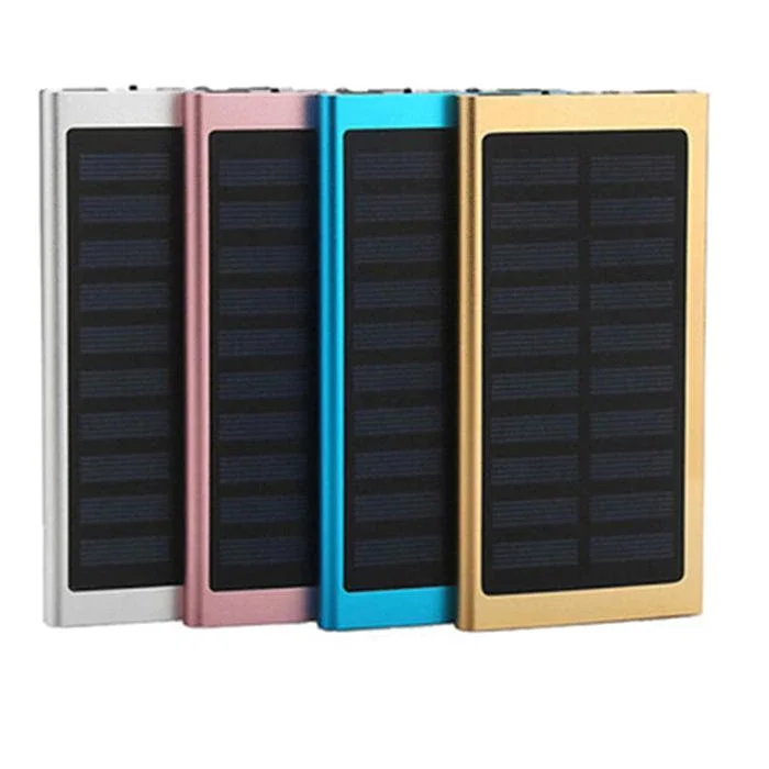 Изготовленный на заказ логотип 20000mAh Солнечная батарея для внешнего зарядного
