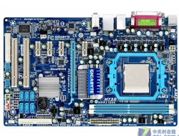 Материнская плата для Gigabyte оригинальная б/у настольная AM3 AM2 DDR2 SATA2 USB2.0 |