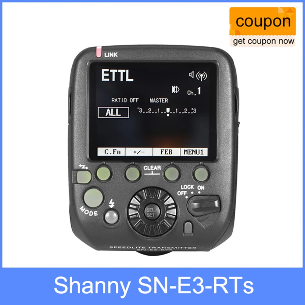 Shanny SN-E3-RTs Transmitter Flash Trigger for Canon 600EX-RT Yongnuo YN600EX-RT SN600C-RT Flash Speedlite As ST-E3-RT YN-E3-RT Shanny SN-E3-RTs Transmitter Flash Trigger for Canon 600EX-RT Yongnuo YN600EX-RT SN600C-RT Flash Speedlite As ST-E3-RT YN-E3-RT