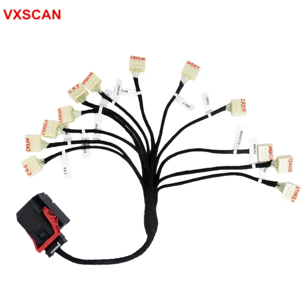 Для ББ ECU испытательный кабель поддержка для 12 типов | Автомобили и мотоциклы