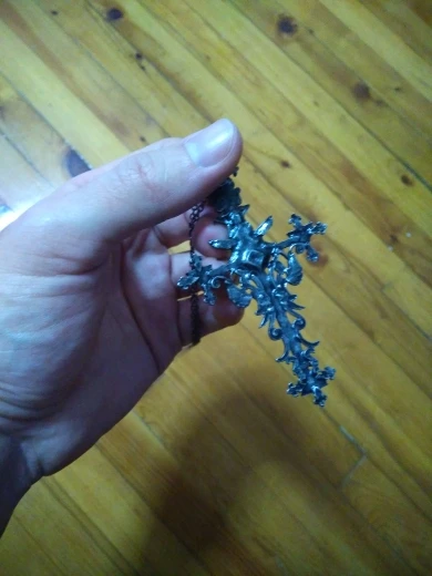 Black Vintage Cross Pentagram Necklace photo review
