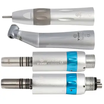

Dental Low Speed Handpiece Air Turbine Handpiece Straight Contra Angle Air Motor Inner Water 2/4Holes TOSI